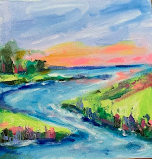 10x10 Marsh Painting