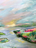 12x12 Marsh Sunrise