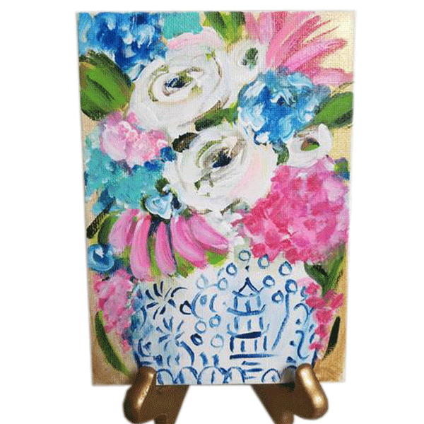 Chinoiserie Vase 5x7