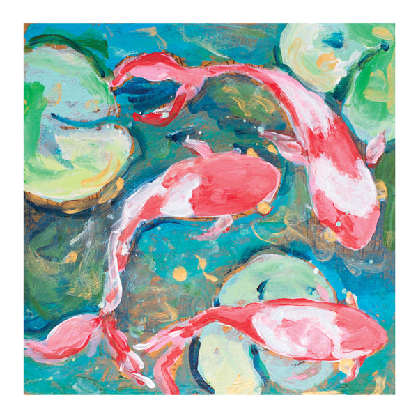 Koi Fish 10 x 10