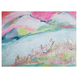 Vibrant Abstract Landscape 9x12