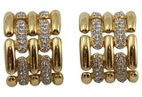 Givenchy Rhinestone Half-Hoop Earrings